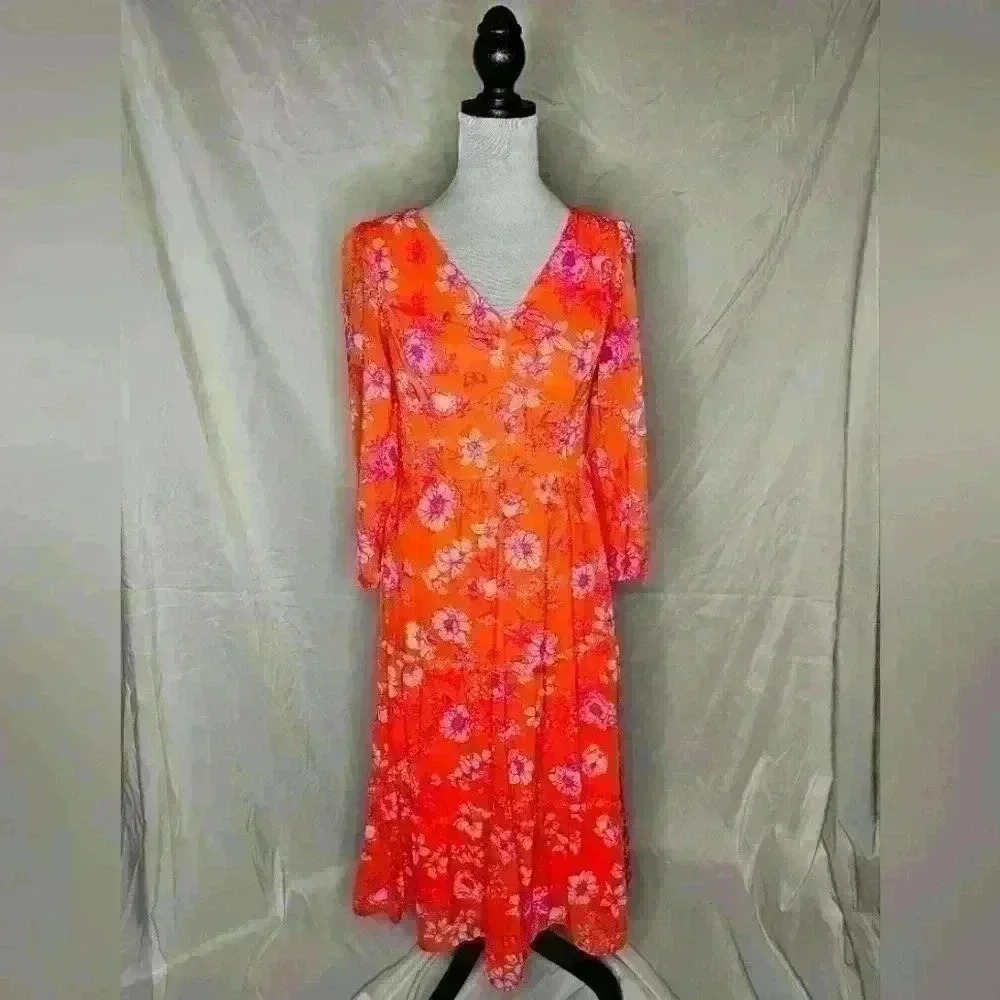 Sincerely Jules long sleeve maxi dress size M